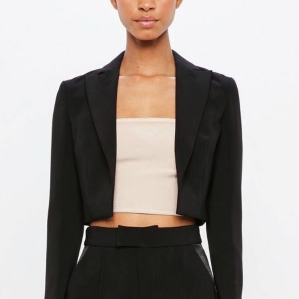 Misguided cropped blazer